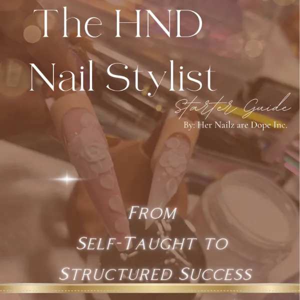Original HND Academy Nail Stylist Starter Guide artwork